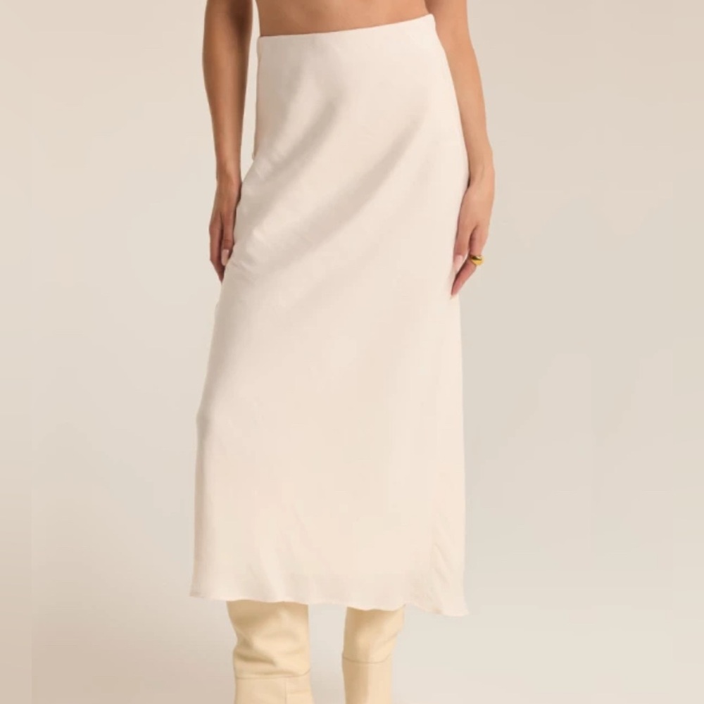 Z Supply Cream Maxi Skirt